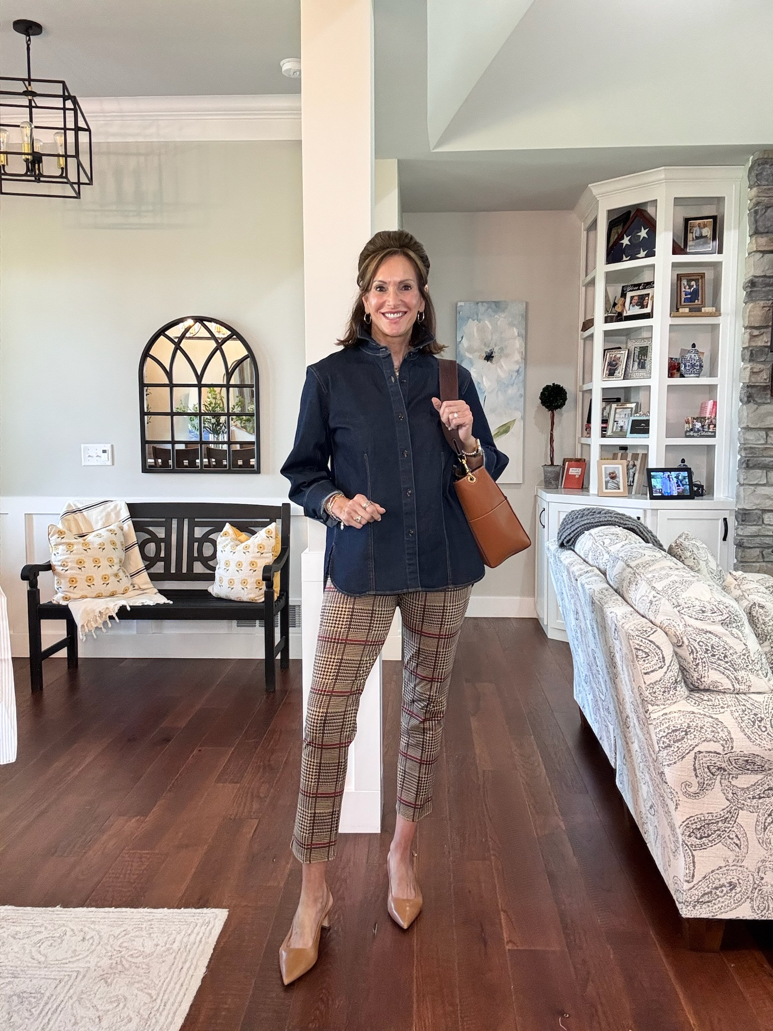 Plaid pants - medium / Denim top - medium Jude Connolly discount code : ANNIE15 Allie & Bless discount code : ANNIE20
Fall styles Workwear Fall fashion Over 45 fashion Fall patterns

#LTKWorkwear #LTKMidsize #LTKOver40