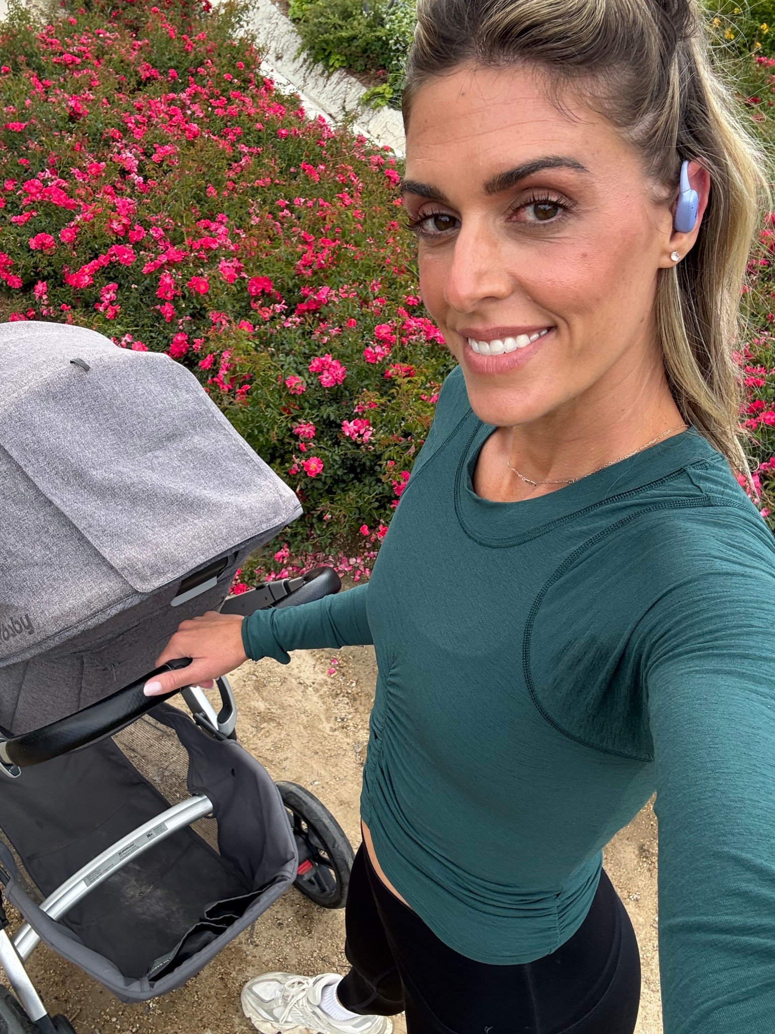 What I wore for a walk and playground time 🛝👧🏼 I love these Free People tops for walks, Pilates etc I have them in a ton of colors! Fit true to size. My color is on sale for $35 right now! 

Free People, Alo, Raycon, earbuds, workout outfit, Pilates outfit, school dropoff outfit, mom style, activewear 

#LTKActive #LTKootd #LTKmomlife