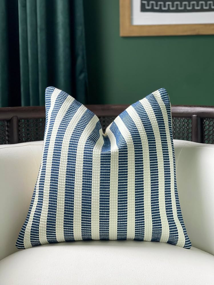 Homeculture Dalsand Throw Pillow Cover // 100% Cotton // Woven Using Popular Jacquard Method // 1... | Amazon (US)