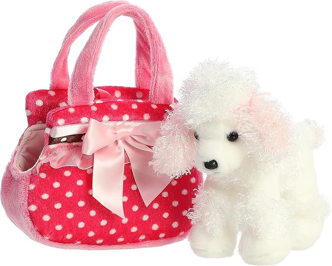Aurora® Fashionable Fancy Pals™ Fancy Pink Polka Dot™ Stuffed Animal - Plush with Stylish Pu... | Amazon (US)
