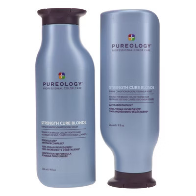 Pureology Strength Cure Best Blonde Purple Shampoo 9 oz & Conditioner 9 oz Combo Pack | Target