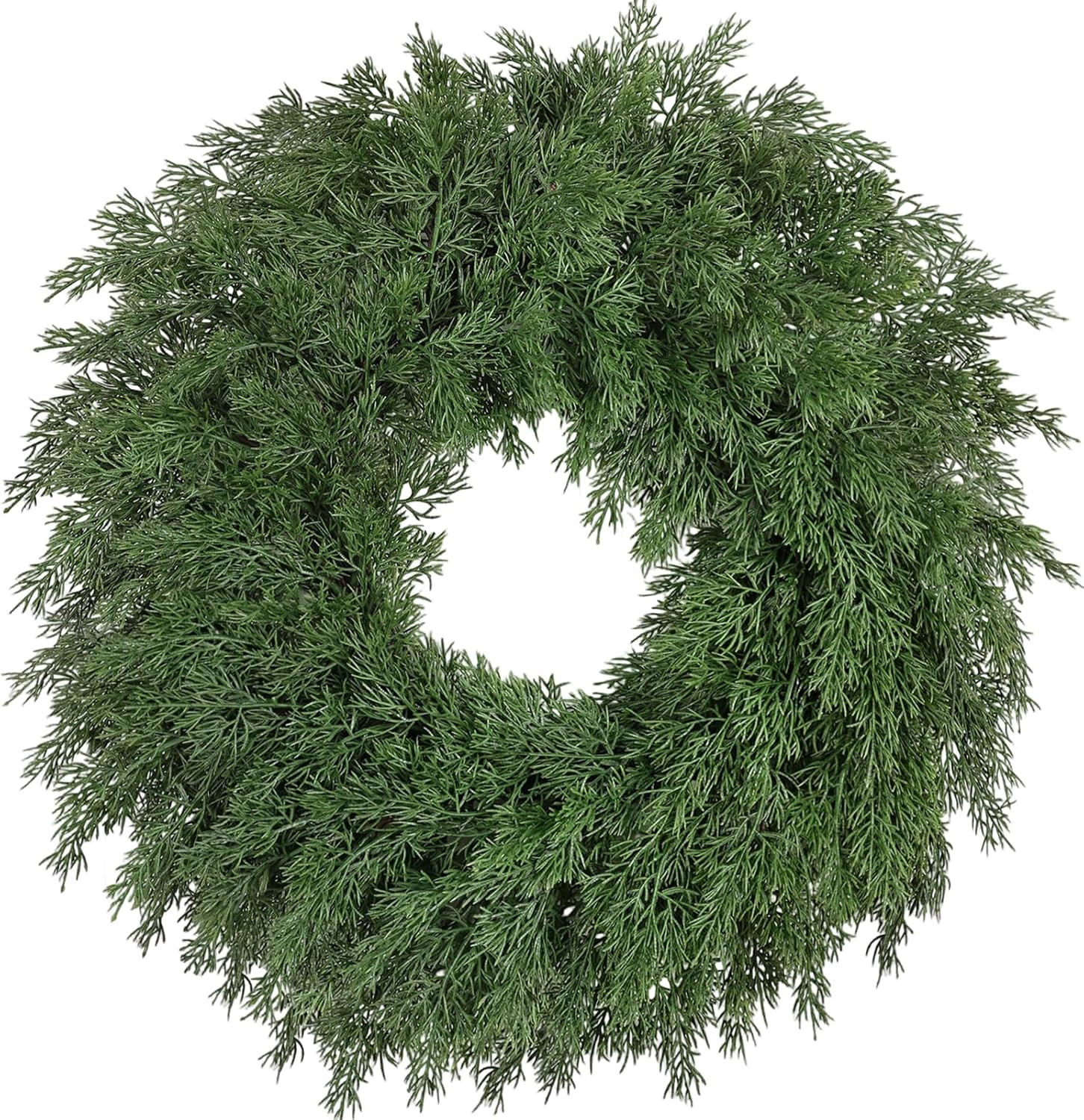 26 Inch Christmas Wreaths for Front Door Realistic Large Winter Greenery Pine Cedar Wreaths for W... | Amazon (US)