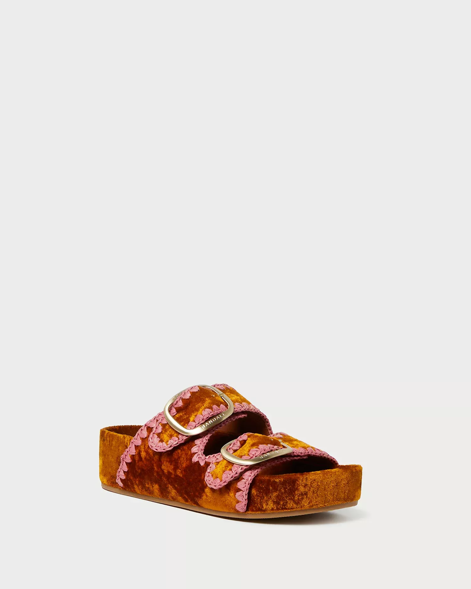 Loeffler randall theo discount natural/brown footbed sandal