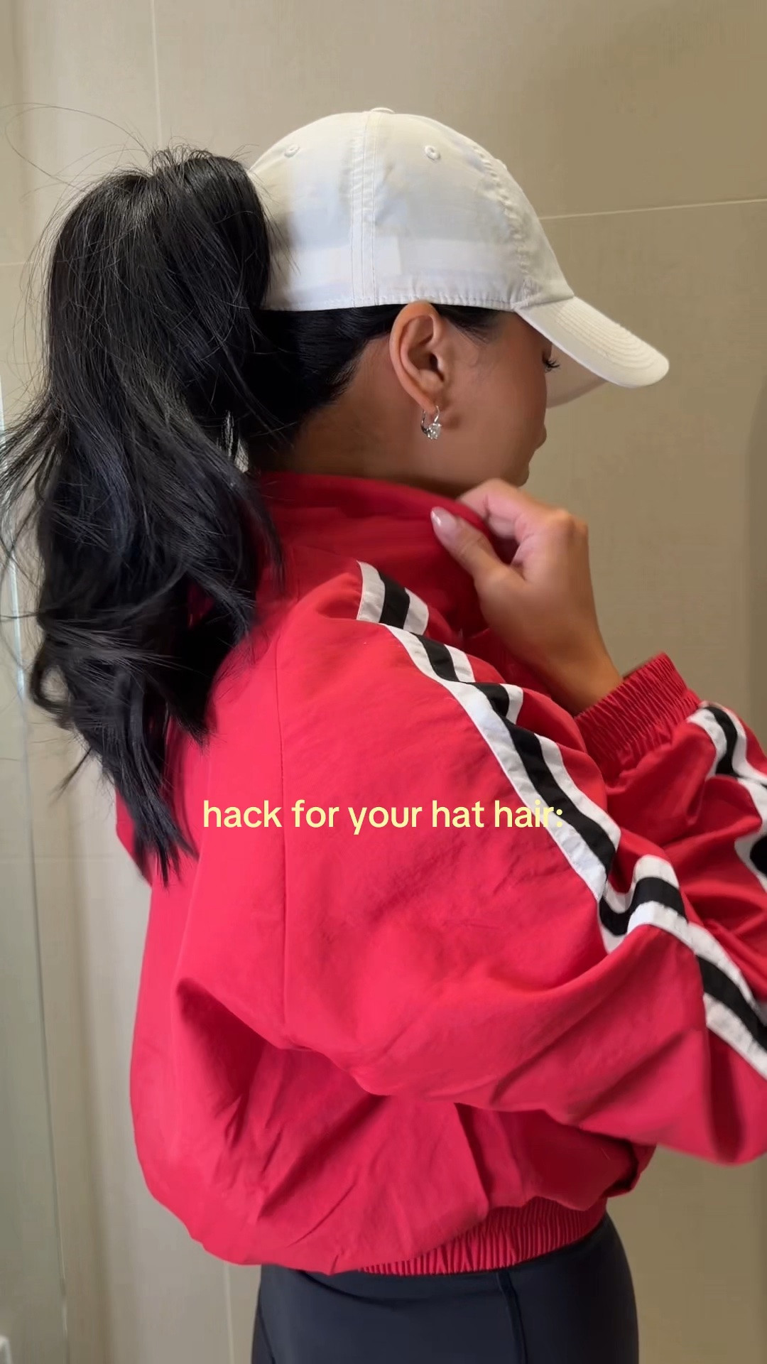 Hat hair hack for a full pony!!

#LTKgrwm #LTKBeauty #LTKootd