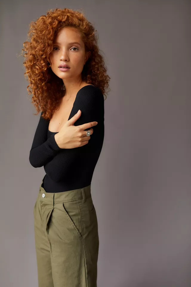 Out From Under Marianne Seamless Long Sleeve Bodysuit | Urban Outfitters (US and RoW)