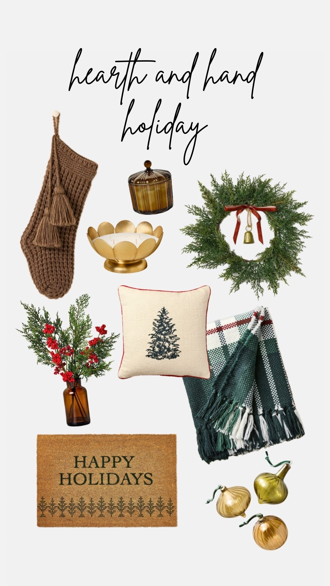 Holiday favorites from Hearth and Hand. Love the vintage vibes with tassels, glass and brass! 

#LTKHome #LTKSeasonal