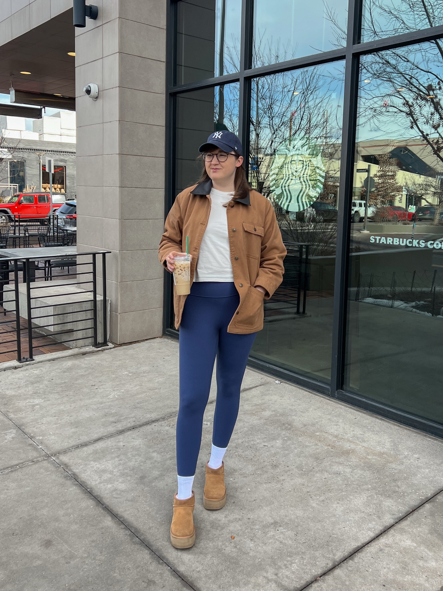 my fave sunday comfies 
(the best white tee and socks!)
jacket on sale for 50% off and fully stocked!  

#LTKMostLoved
