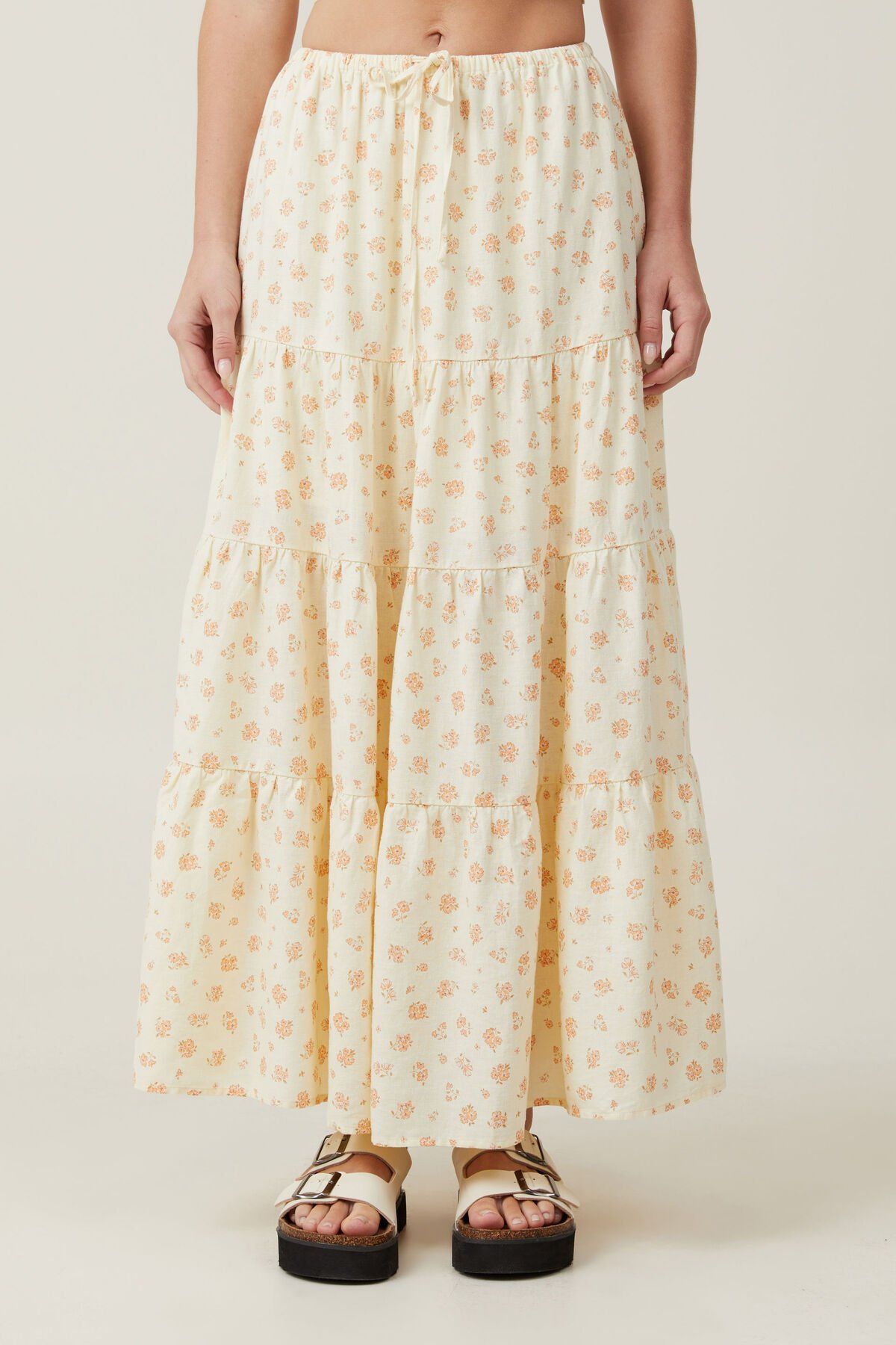 Haven Tiered Maxi Skirt | Cotton On (US)