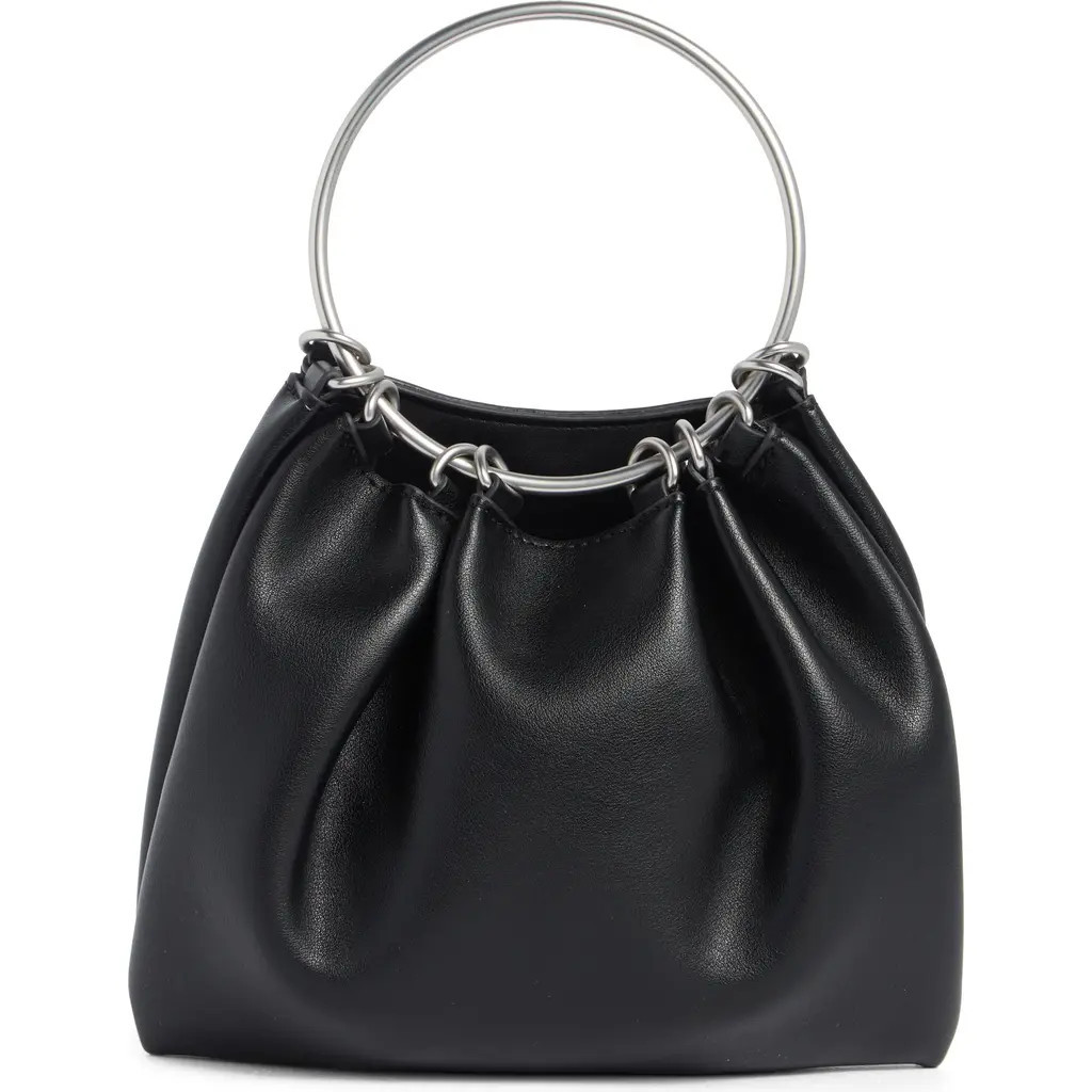 BCBG Ring Top Handle Clutch in Black at Nordstrom Rack | Nordstrom Rack