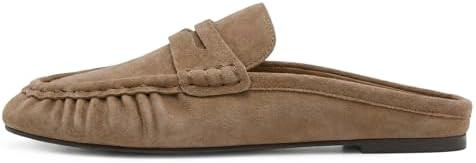 Penny Loafers for Women Comfortable Slip on Suede Loafers Mules Women’s Closed Toe Loafer Slide... | Amazon (US)