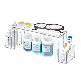 THE HOME EDIT® Two-Tier Organizer Clear | The Container Store