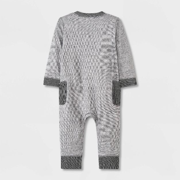 Baby Boys' Moto Romper - Cat & Jack™ Black | Target