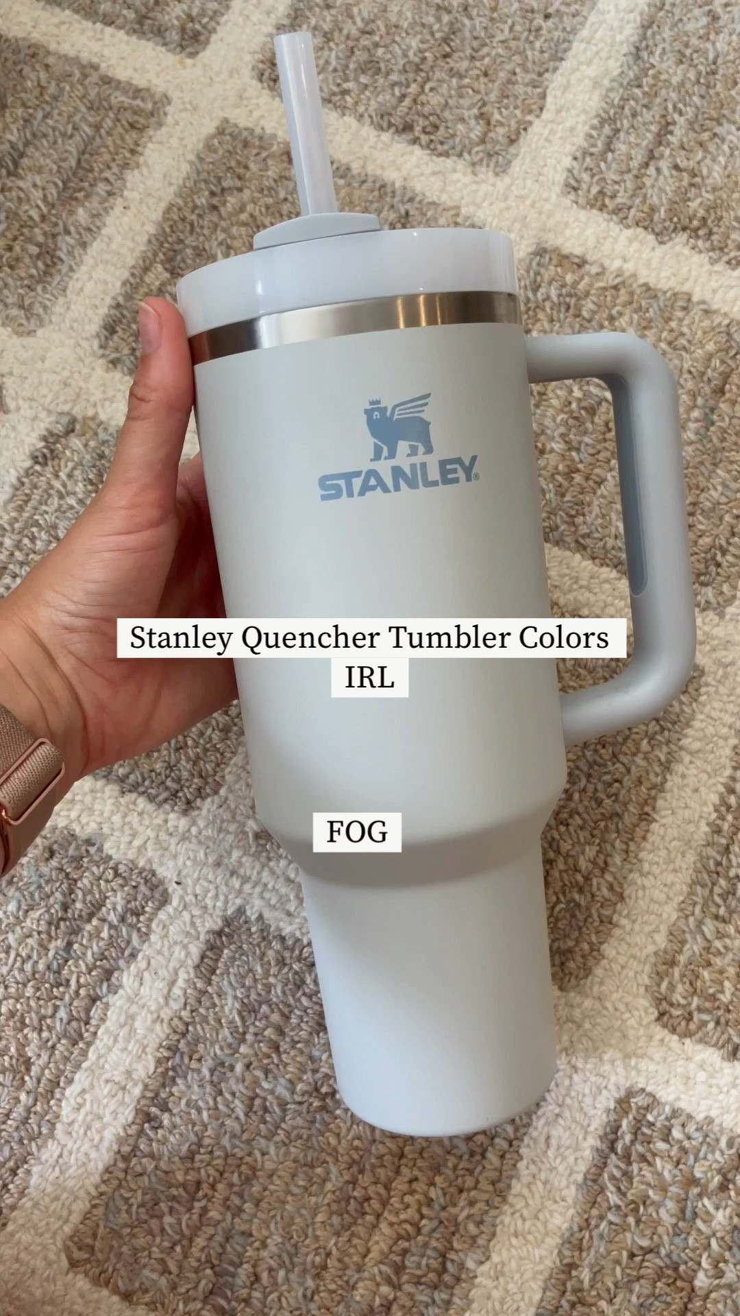 
#ad Thinking of getting a Stanley Quencher for yourself? Here is a real life video of some of the colours! I always find it easier to choose when you can see the product in real life. 

They come in a variety of colours and 2 sizes. You see the 40oz version here, but they also come in smaller sizes.

What’s the difference between the matte and the regular finish? The matte finish feels soft and a little rubbery, while the regular finish feels like metal. 

I love the range of colors available - my personal favorite is the Dune in the soft matte. The tumbler's wide-mouth design makes it super easy to fill and clean, and the colors are so darn cute.

Happy hydration! 🥤 #StanleyQuencher, #HydrationSolution, #Drinkware, #VacuumInsulated, #ThirstQuencher, #OutdoorGear, #HikingEssentials, #CampingGear, #SportsBottle, #WaterBottle, #TravelEssentials, #OnTheGoHydration, #StayHydrated, #HydrationGoals, #HealthyLifestyle, #FitnessMotivation, #AdventureReady, #HydrationIsKey, #StayActive, #DrinkMoreWater Stanley Quencher, Insulated water bottle, Vacuum insulated, Stainless steel water bottle, Hydration solution, Outdoor gear, Hiking essentials, Camping gear, Sports bottle, Water bottle, Travel essentials, On-the-go hydration, Stay hydrated, Hydration goals, Healthy lifestyle, Fitness motivation, Adventure ready, Drinkware, Thirst quencher, Drink more water

#LTKfit #LTKstyletip #LTKunder50