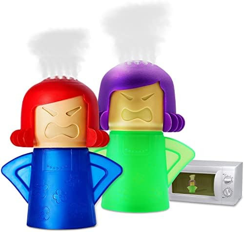 Microwave Cleaner, 2 PCS Angry Mama Microwave Cleaner Microwave Oven Steam Cleaner Easily Clean i... | Amazon (US)