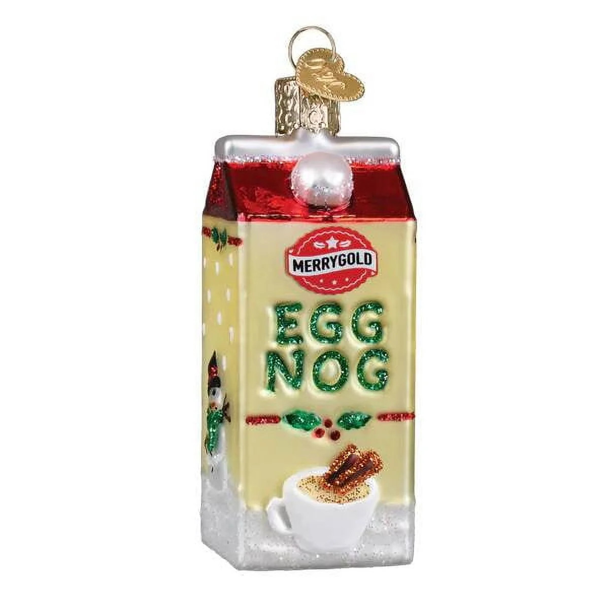 1 Pc Old World Christmas Eggnog Carton Ornament (32697) - Walmart.com | Walmart (US)
