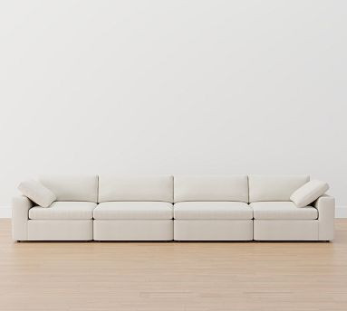 Dream Square Wide Arm Upholstered Modular Sofa | Pottery Barn (US)