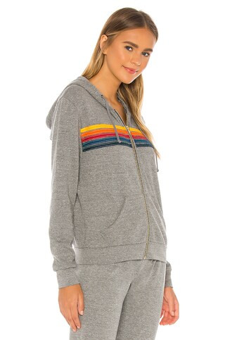 5 Stripe Zip Hoodie
                    
                    Aviator Nation | Revolve Clothing (Global)