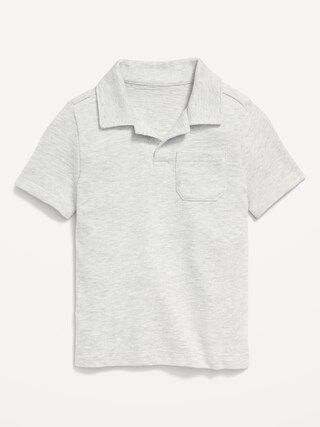 Textured-Knit Pocket Polo for Toddler Boys | Old Navy (US)