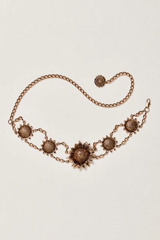 Sunflower Fields Chain Belt | Free People (Global - UK&FR Excluded)