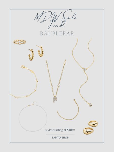 Baublebar sale! Great sale on super cute jewelery! 

#LTKSaleAlert #LTKStyleTip
