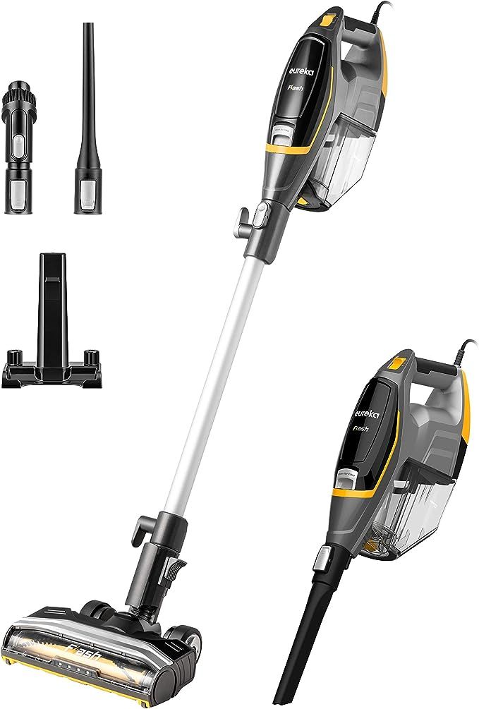 Eureka Flash Lightweight Stick Vacuum Cleaner, 15KPa Powerful Suction, 2 in 1 Corded Handheld Vac... | Amazon (US)