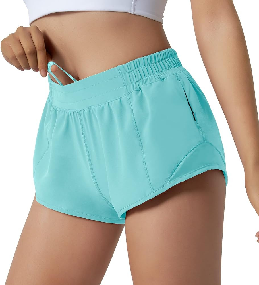 Aurefin Running Shorts for Women,Quick Dry Athletic Sports Shorts Lightweight Active Workout Gym ... | Amazon (US)