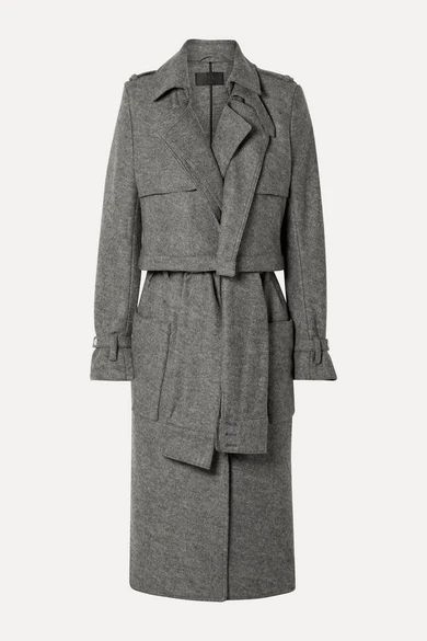 Harlow belted wool trench coat | NET-A-PORTER (US)