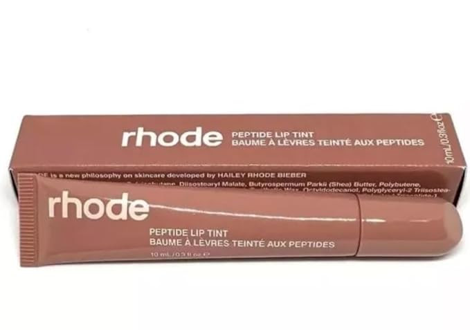 Rhode Peptide Lip Tint, Sheer Color and Hydrating Finish, 3 fl oz, 10ml (Toast) | Amazon (US)