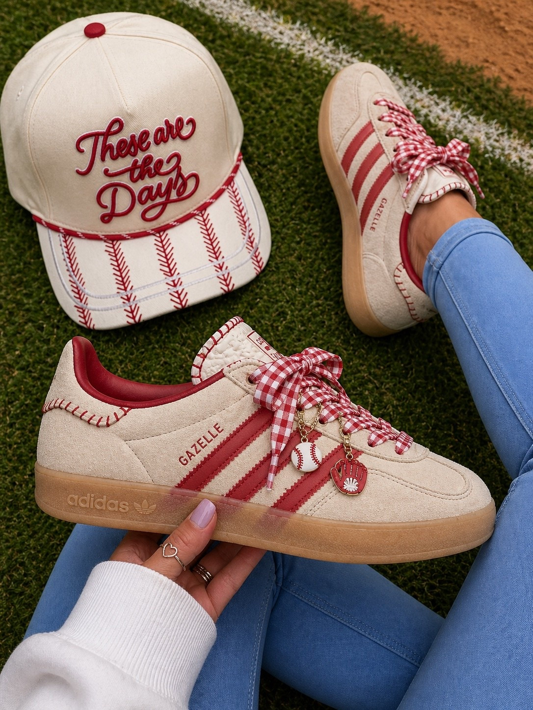 OK babe mom needs new Adidas. These are so freaking cute and they’re 33% off right now. I had some fun charms and the king of laces but don’t forget that cute little these are the days that grab them now before your size is gone.

#LTKMothersDay #LTKootd #LTKmomlife