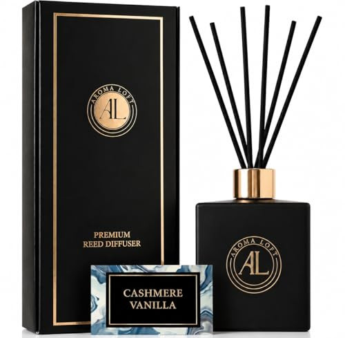 Black Reed Diffusers for Home | Premium Fragrance Diffuser | Reed Diffuser Sticks in Oil Set with... | Amazon (US)