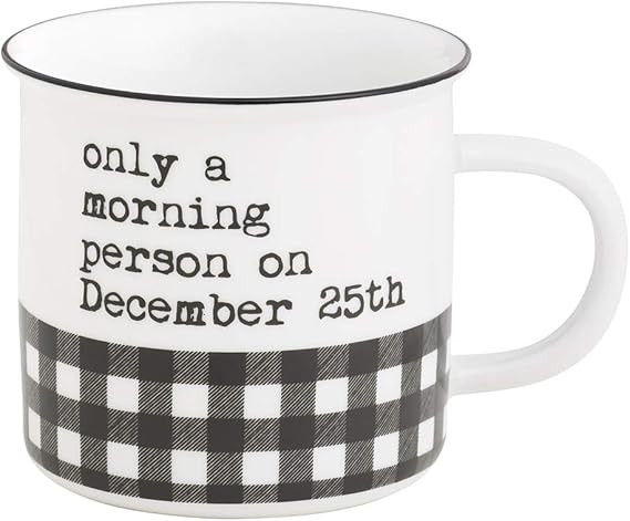 Collins Painting Christmas Camper Mugs, 12 Ounce - Novelty Coffee Mugs with Holiday Designs - Chr... | Amazon (US)