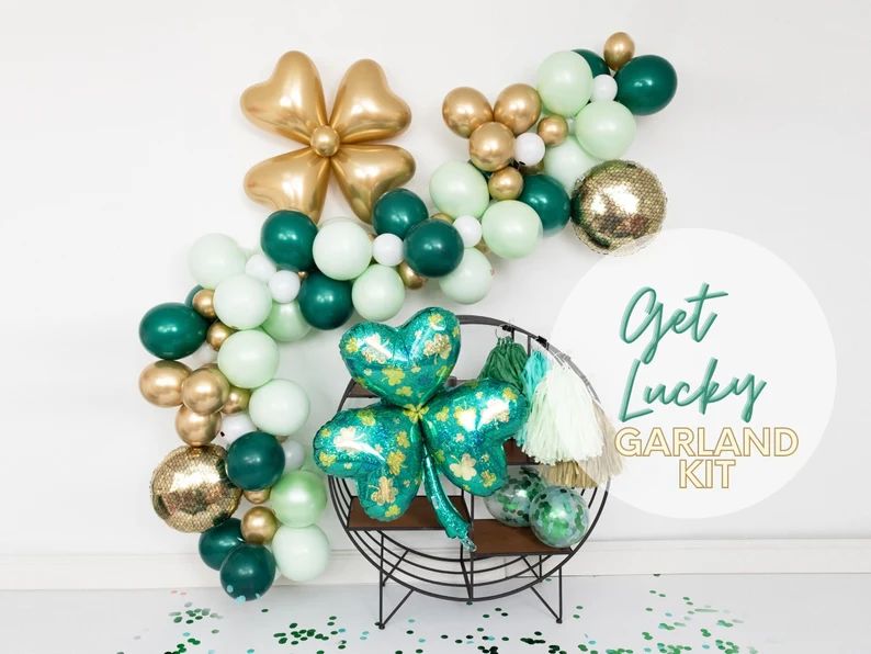 Get Lucky  DIY Balloon Garland Arch Kit  Chalk MATTE Double | Etsy | Etsy (US)