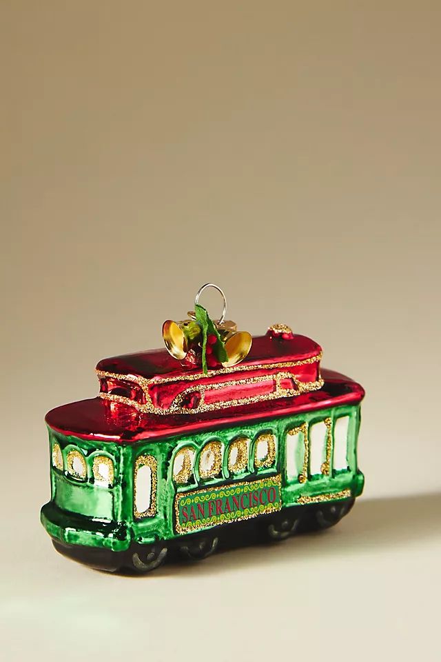 San Francisco Cable Car Ornament | Anthropologie (US)