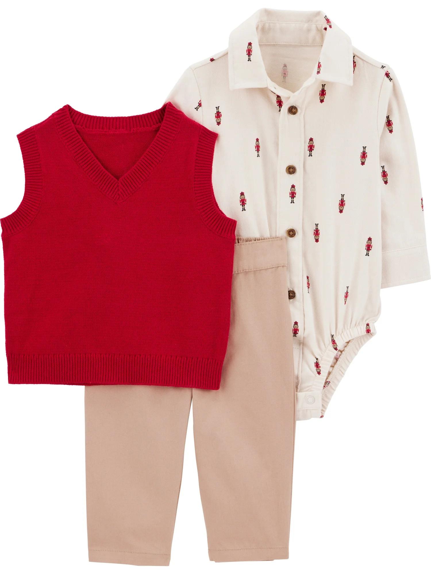 Carter's Child of Mine Baby and Toddler Outfit Set, 3-Piece, Sizes 0/3-24 Months - Walmart.com | Walmart (US)