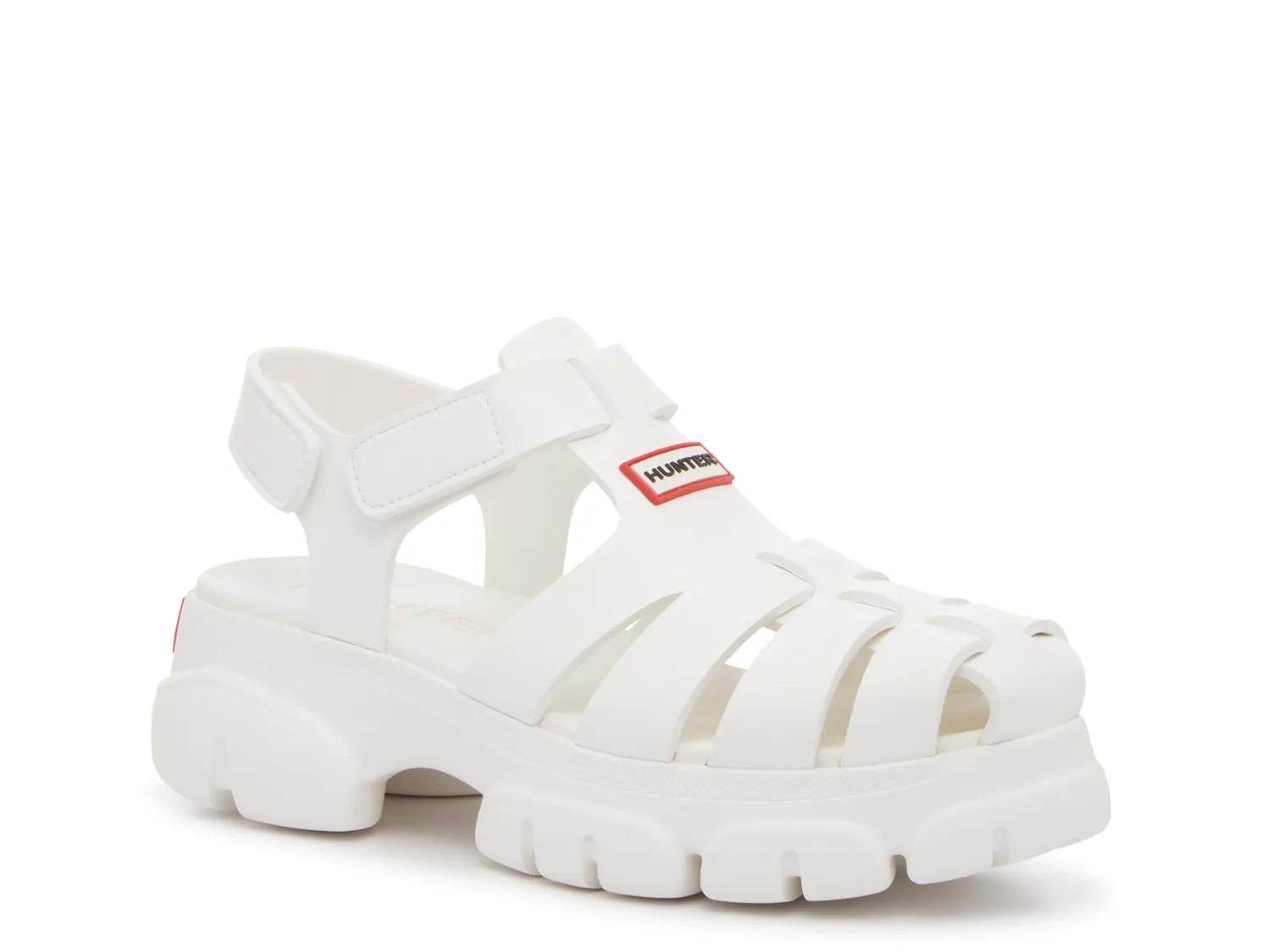 HUNTER Belah Sandal | Women's | White | Size 9 | Sandals | Lug | DSW