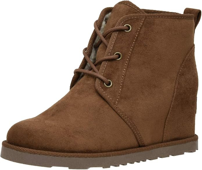 CUSHIONAIRE Women's Kira hidden wedge boot +Memory Foam | Amazon (US)