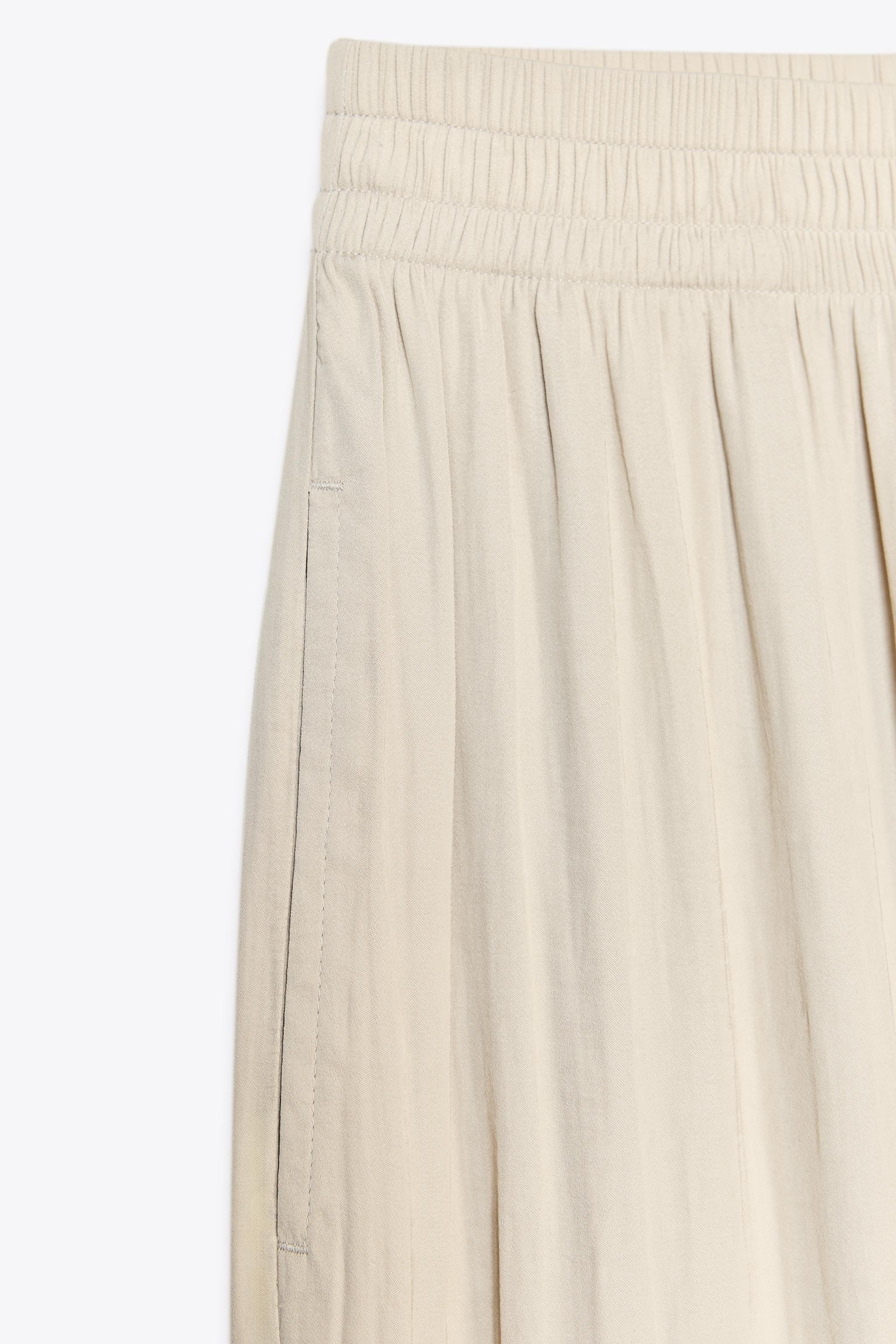 WIDE FLOWING TROUSERS | Zara UK