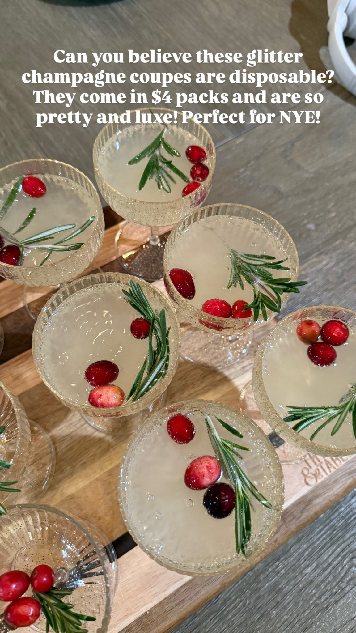 Can you believe these glitter champagne coupes are disposable? They come in $4 packs and are so pretty and luxe! Perfect for NYE!

#LTKSeasonal #LTKHoliday #LTKfoodie