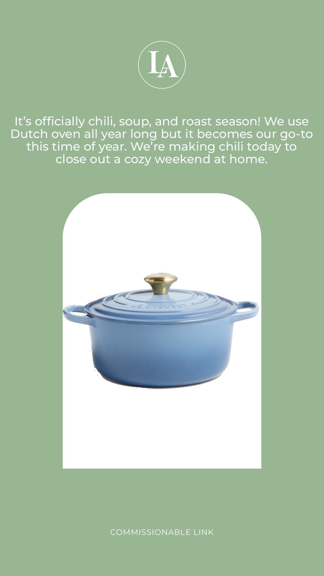 Le Creuset Dutch Oven 

#LTKHome #LTKGiftGuide