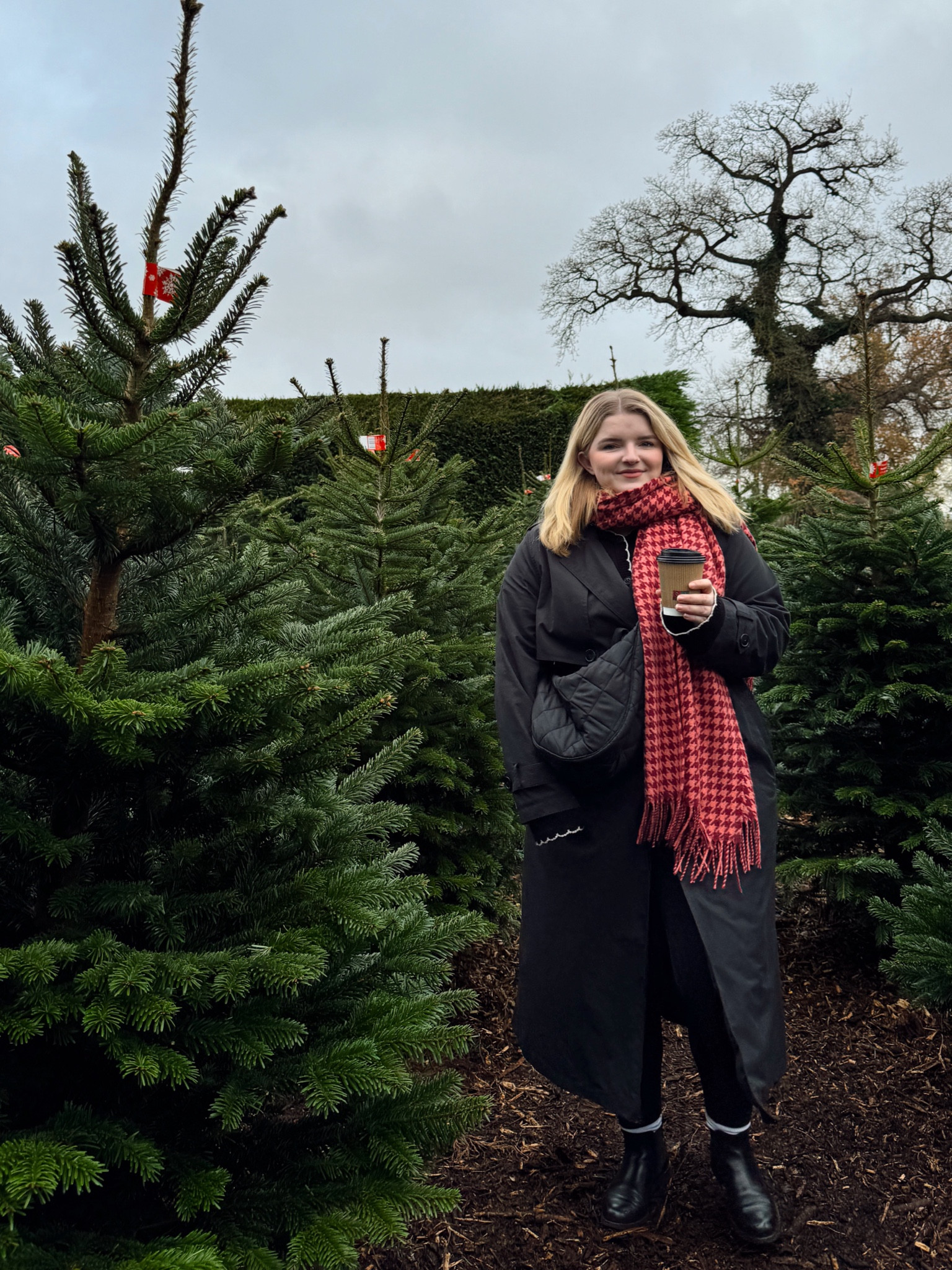 Christmas tree shopping 

#LTKeurope #LTKmidsize #LTKuk