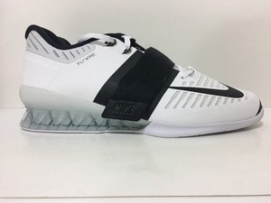 WOMENS NIKE ROMALEOS 3 WHITE BLACK WEIGHTLIFTING SHOES 878557 100 Sz 13 NOBOXTOP | eBay | eBay US