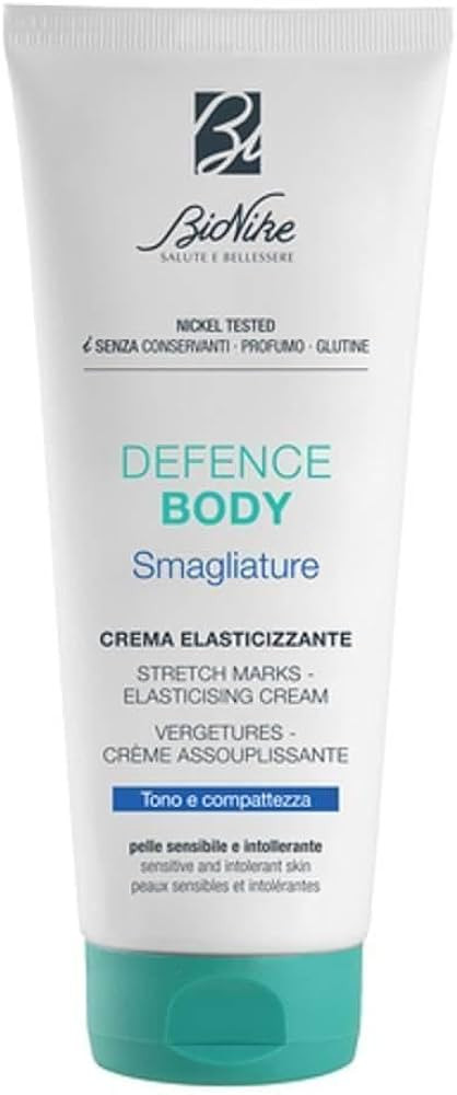 BioNike - Defence Body Crema Smagliature con Vitamina E, Provitamina B5 e Olio di Mandorle Dolci,... | Amazon (IT)