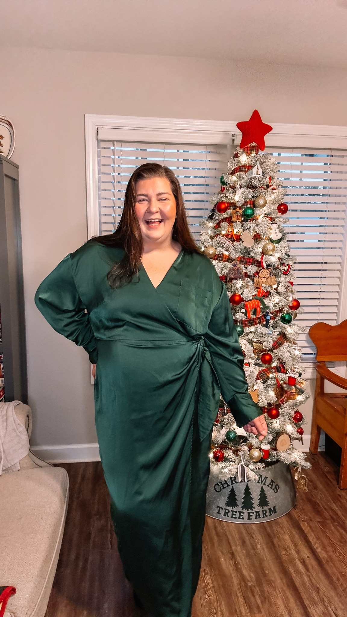 The most stunning dress for the holidays and beyond! Wearing a size 22, I feel like I could size down. 

#LTKSeasonal #LTKHoliday #LTKPlusSize
