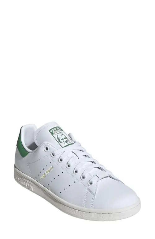 adidas Primegreen Stan Smith Sneaker in White/Preloved Green/Yellow at Nordstrom, Size 11 | Nordstrom