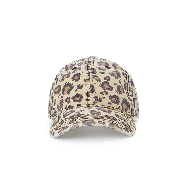 Time and Tru Women's Leopard Baseball Cap | Walmart (US)