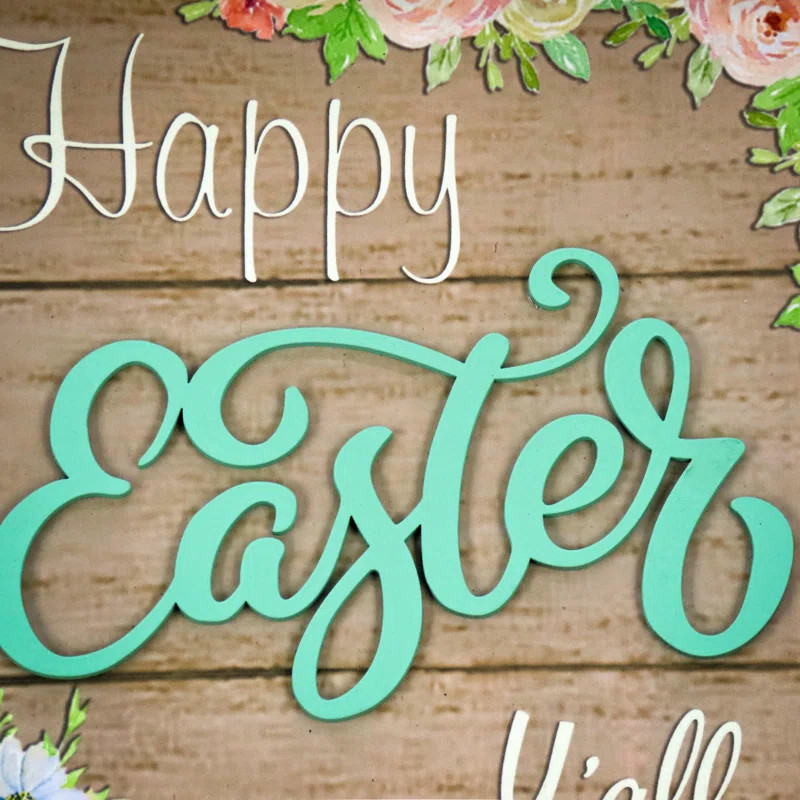 “Happy Easter Y’All" Wall Sign | Wayfair North America