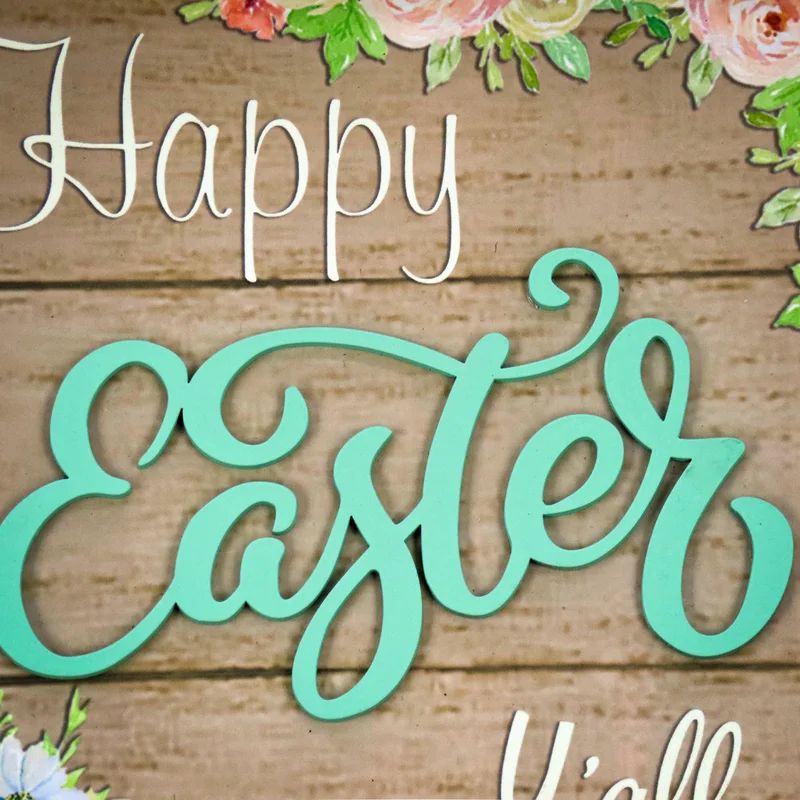 “Happy Easter Y’All" Wall Sign | Wayfair North America