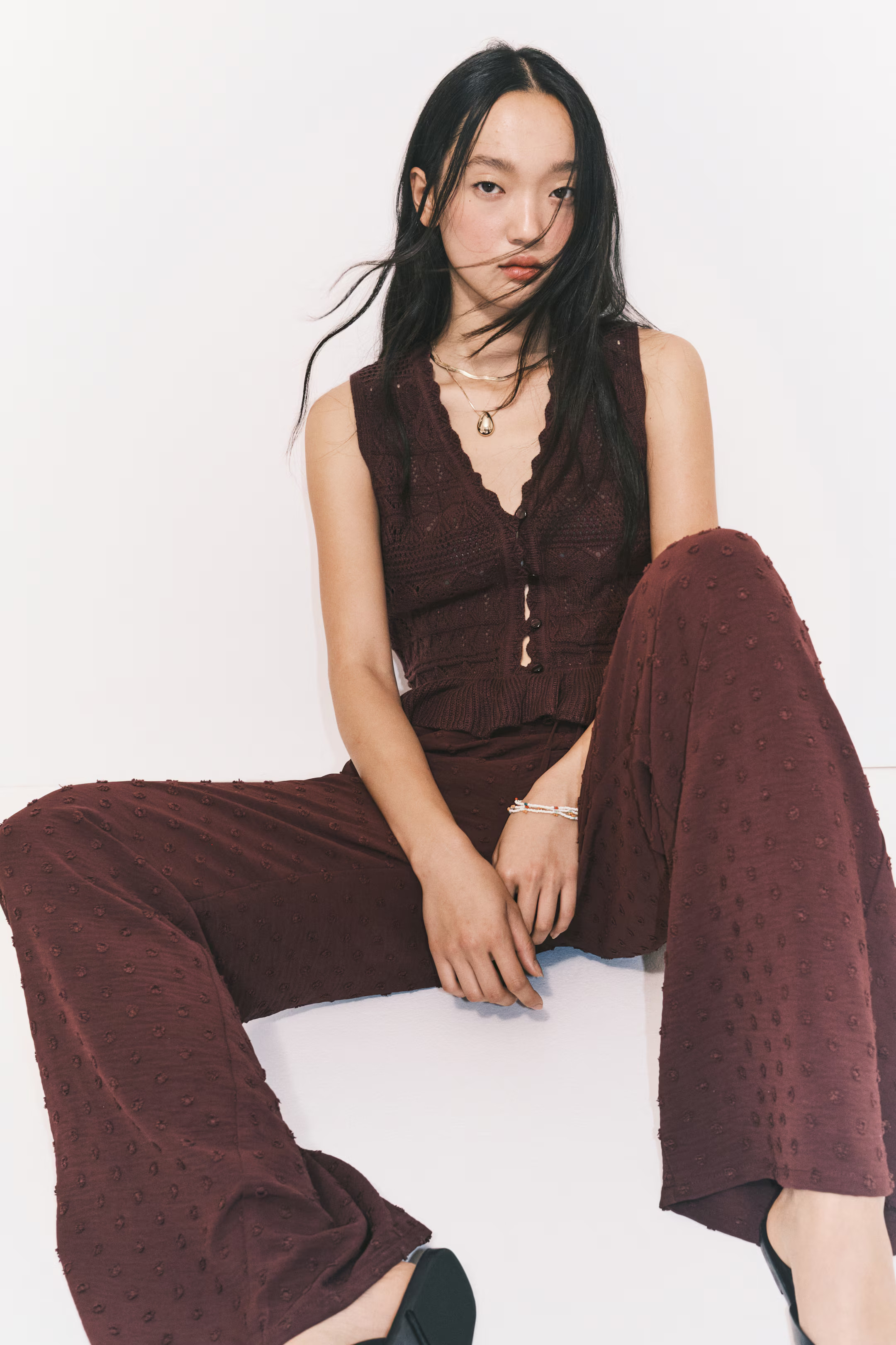 Pointelle-Knit Vest | H&M (US + CA)