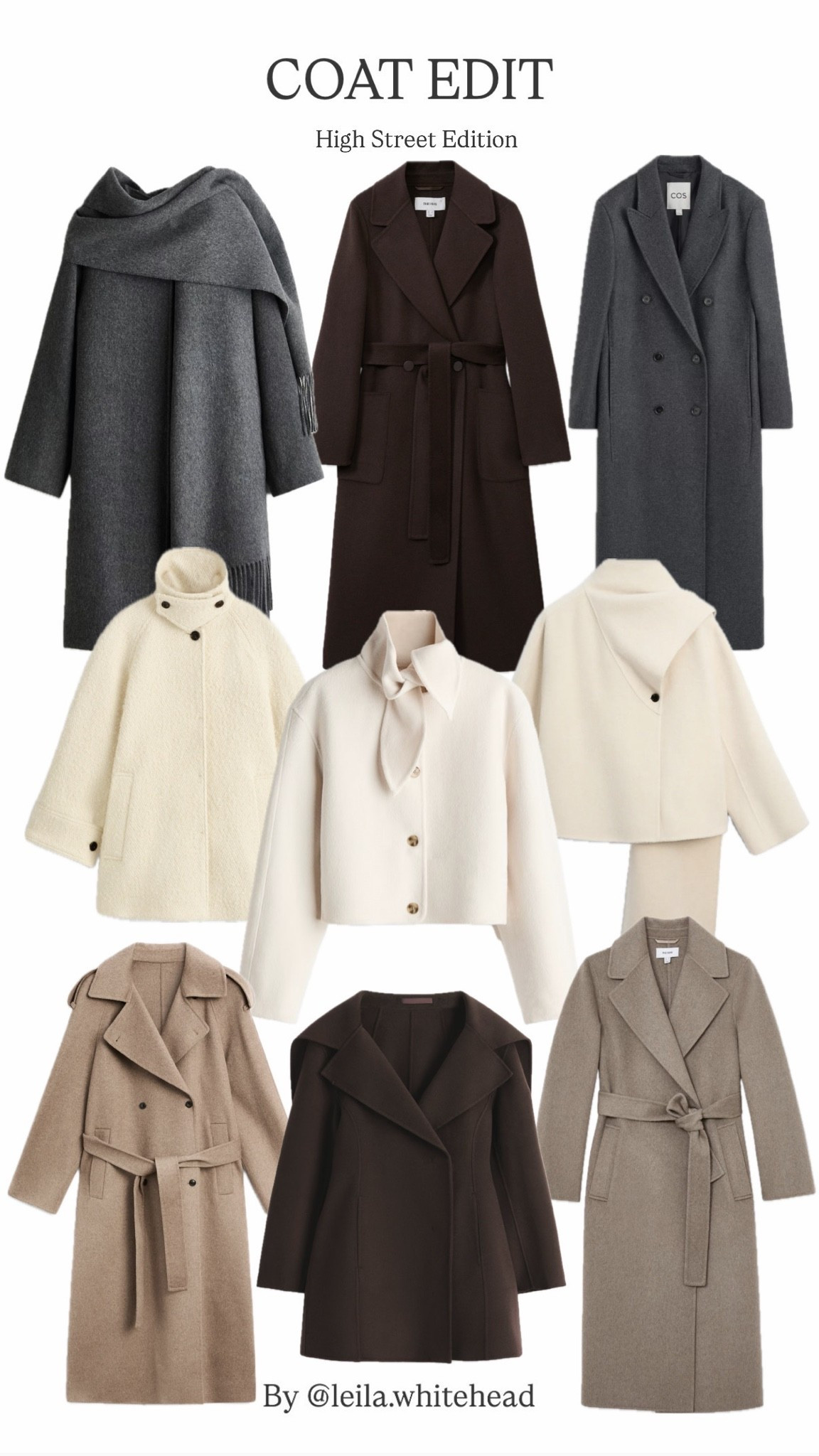 Lots of gorgeous wool blend coats arriving on the High Street - look for plain colours, minimal detail and clean lines to achieve a premium look for a fraction of the price  #coats #cozyseason #wintercoats

#LTKuk #LTKautumn #LTKeurope
