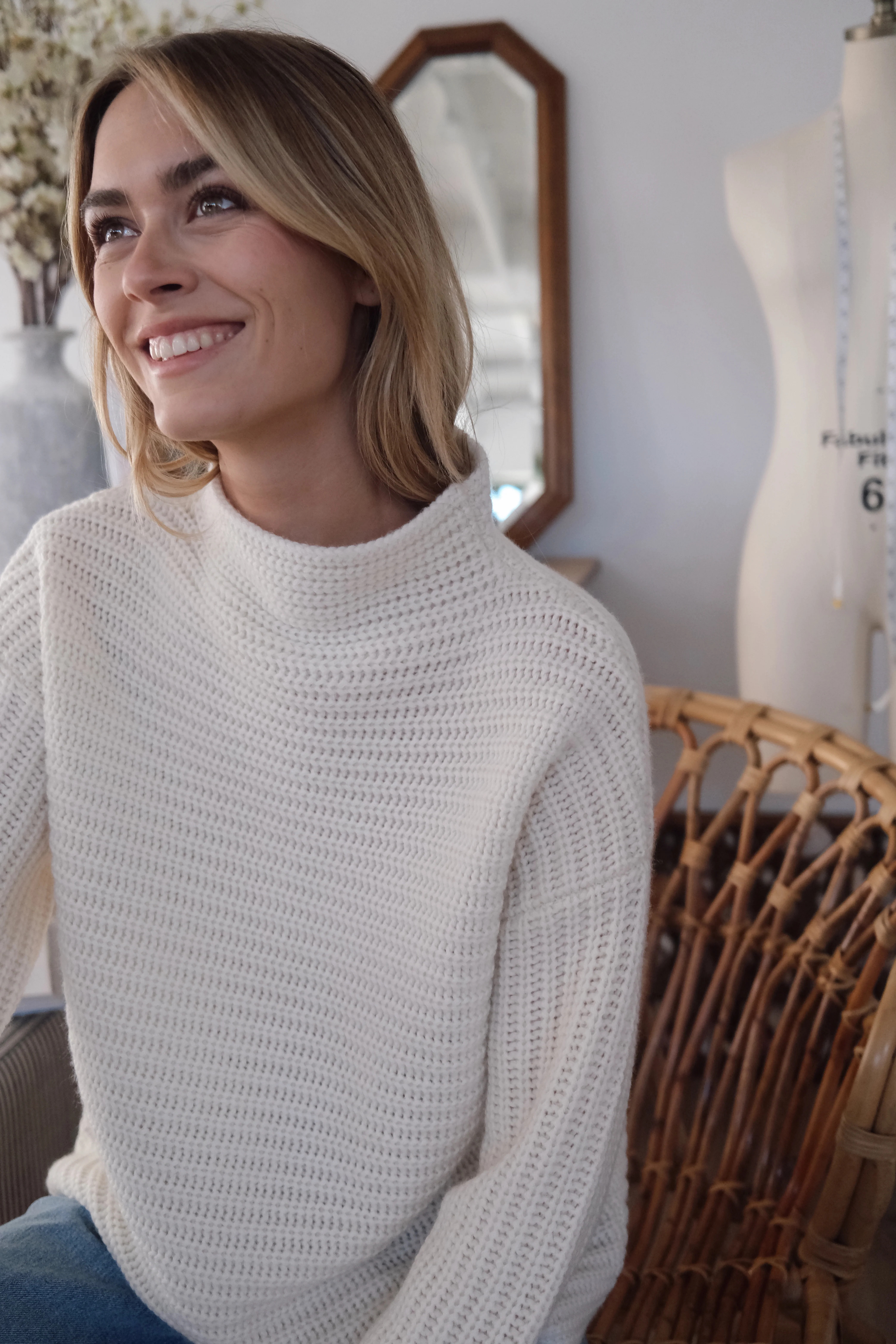 Cameron Sweater - Ivory | Marea